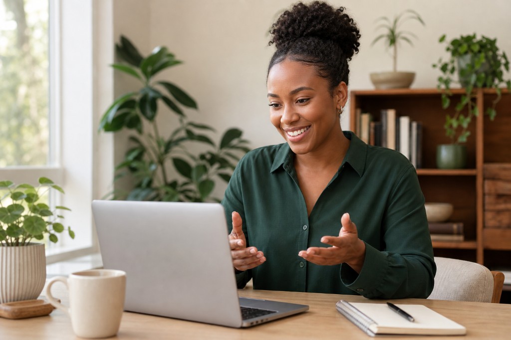 Merlon Green personal finance coaching video call
